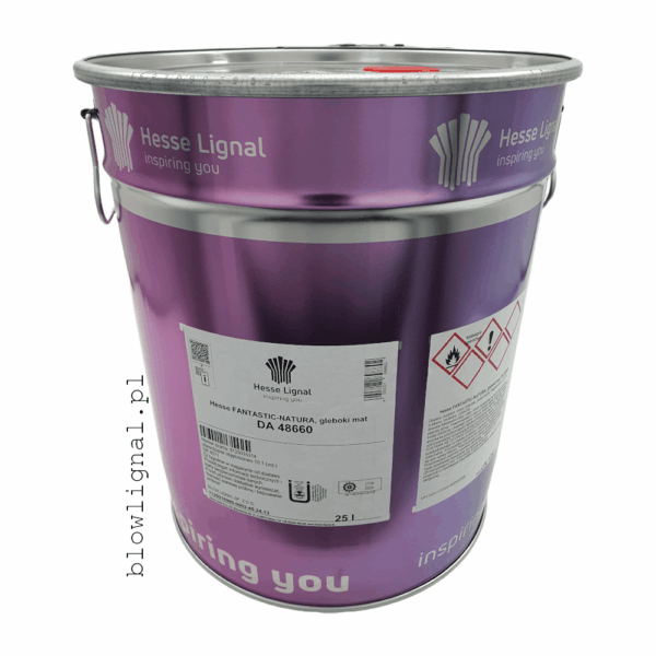 BESTSELLER LAKIER HESSE FANTASTIC-NATURA DA 48660 (25 L) – Efekt Surowego Drewna, Tępy Mat