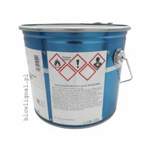 DB 46555-MM01 HESSE LIGNARL MEDIUM SILVER LAKIER METALICZNY SYSTEM 2K PUR OPAKOWANIE 5 L NUMER 3 opakowanie orginalne hesse lignal 5 litrowe srebro medium silver mm-01