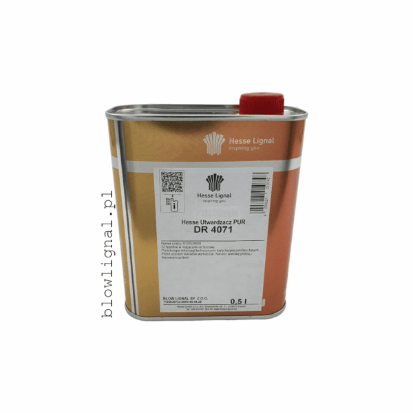 utwardzacz dr 4071 do lakierów poliruetanowych hesse lignal popularny wygodne orgionalne opakowwanie pojemność 0,5 l