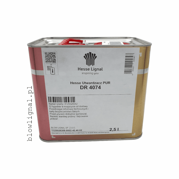 dr 4074 2,5 L utwardzacz dedykowany do lakierów z serii THIXO-PUR hesse lignal orginalne opakowania