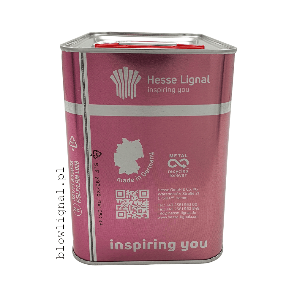 utwardzacz pur hesse lignal z boku widać kod qr pojemność 2,5 litra