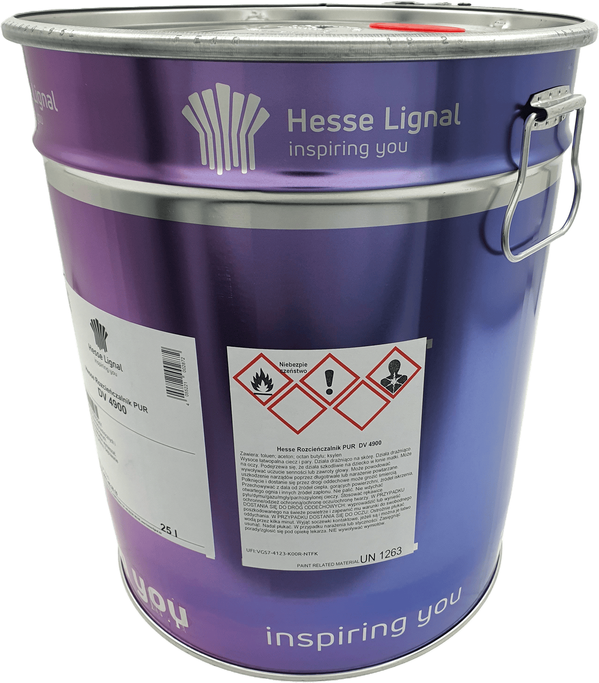 Rozcieńczalnik PUR Hesse DV 4900 – Uniwersalny Standard, 25 Litrów - obrazek 2