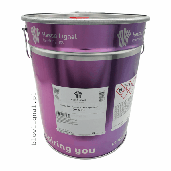 rozcieńczalnik specjalny dv 4935 ekonomiczne rozwiązanie 25 litrowa bańka orginalna do wsyokich połysków i dużych powierzchni