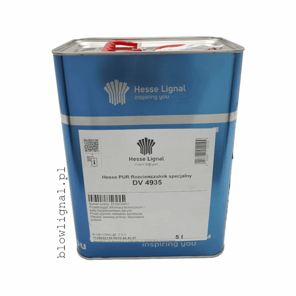 DV 4935 Rozcieńczalnik specjalny idealny do dużych powierzchni i wysokich połysków 5 litrowe wygodne orginalne opakowanie