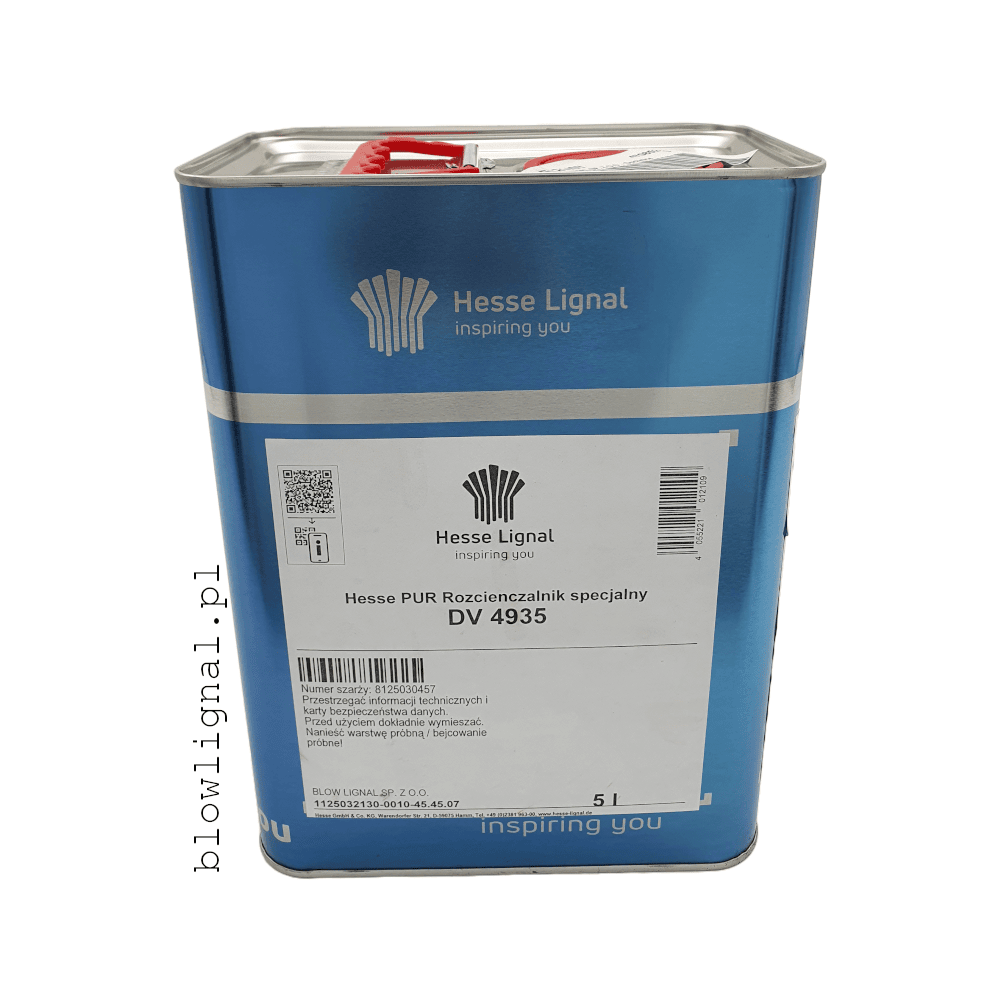 DV 4935 Rozcieńczalnik specjalny idealny do dużych powierzchni i wysokich połysków 5 litrowe wygodne orginalne opakowanie