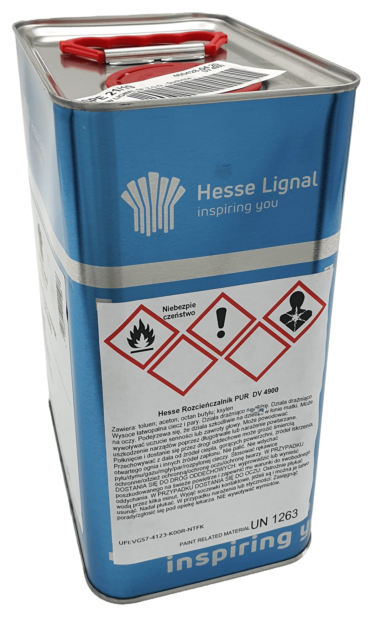 Rozcieńczalnik PUR Hesse DV 4900 – Uniwersalny Standard, 5 Litrów - obrazek 2