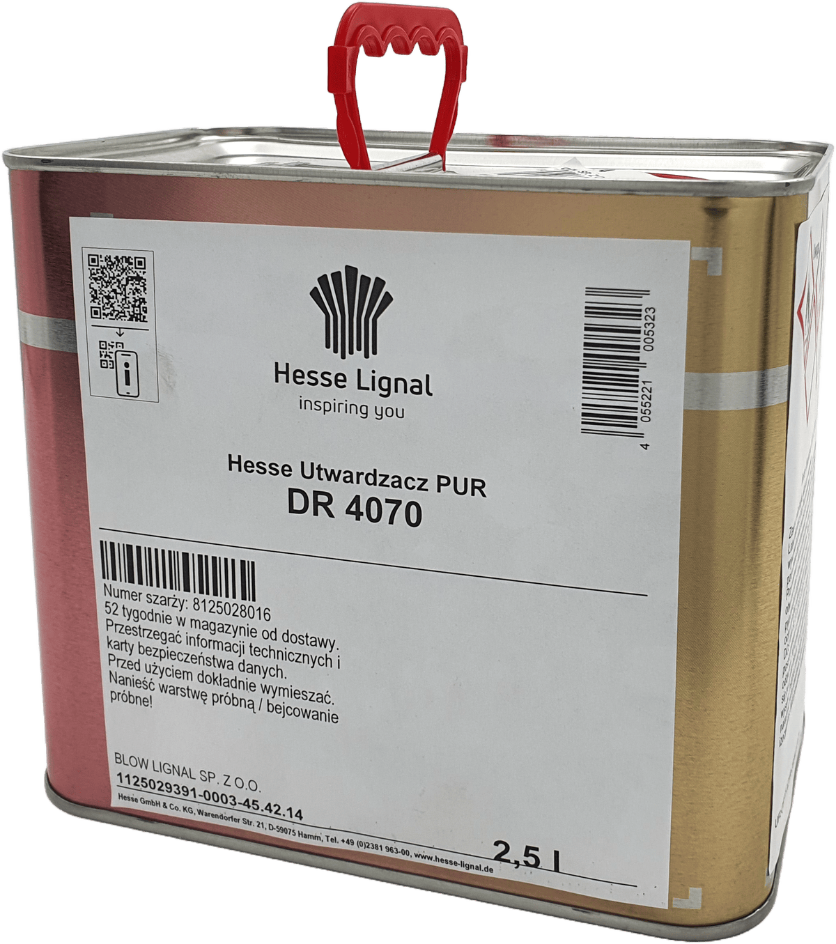 Utwardzacz PUR Hesse DR 4070 – Uniwersalny do Lakierów 2K, 2,5 L - obrazek 5