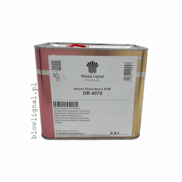 utwardzacz głównie do lakierów bezbarwnych dr 4070 orginalne opakowanie 2,5 l hesse lignal