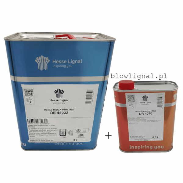 zetsaw lakieru de 45032 megapur z dedykowanym utwardzaczem dr 4070 0,5 l matowe wykończenie