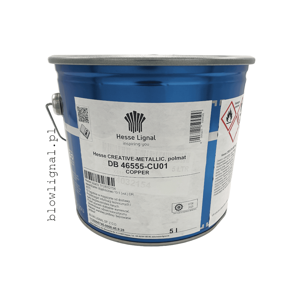 LAKIER HESSE CREATIVE-METALLIC DB 46555-CU01 (Miedź) – Jedwabisty Mat - obrazek 2