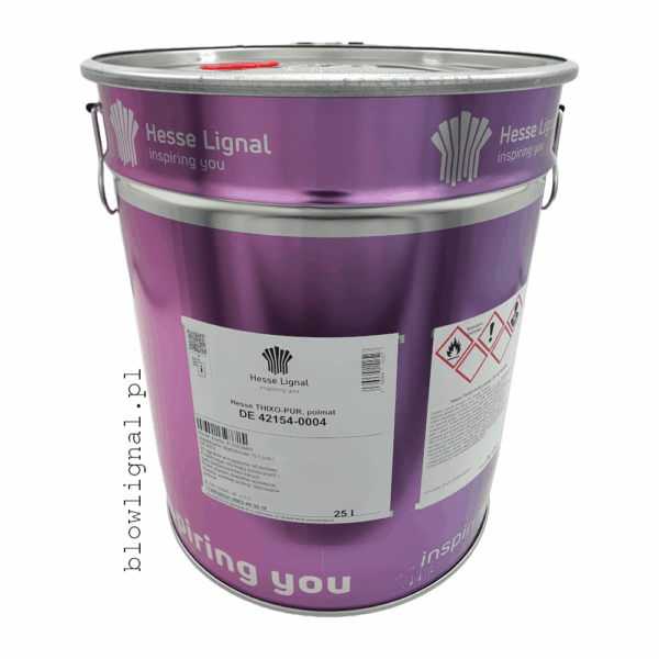 de 42154-0004 półmat lakier tiksotropowy opakowanie 25 l hesse lignal thixo-pur