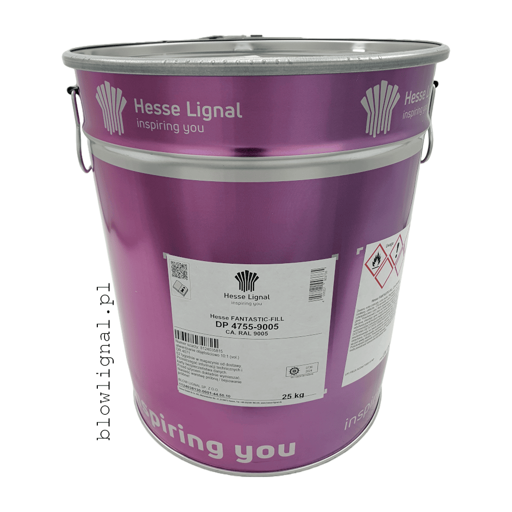 dp 4755-9005 podkład czarny hesse lignal około ral 9005 25 kg