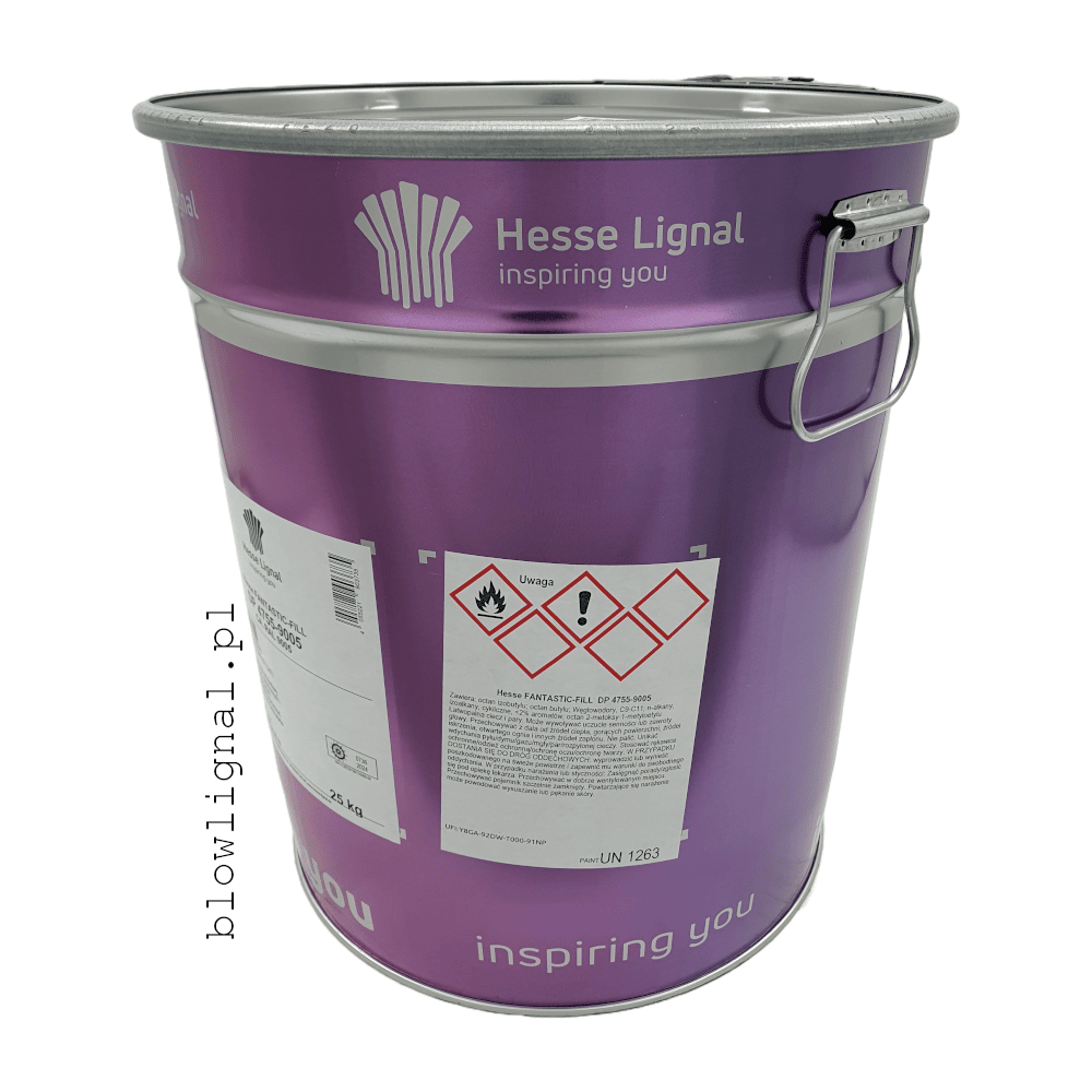 PODKŁAD HESSE FANTASTIC-FILL DP 4755-9005 CZARNY (25 KG) – Izolujący PUR, Doskonałe Wypełnienie - obrazek 2