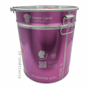 hesse lignal orginalna bańka 25 litrowa z boku widać logo producenta kod qr bańka 25 litrowa orginalne opakowanie widać kod qr