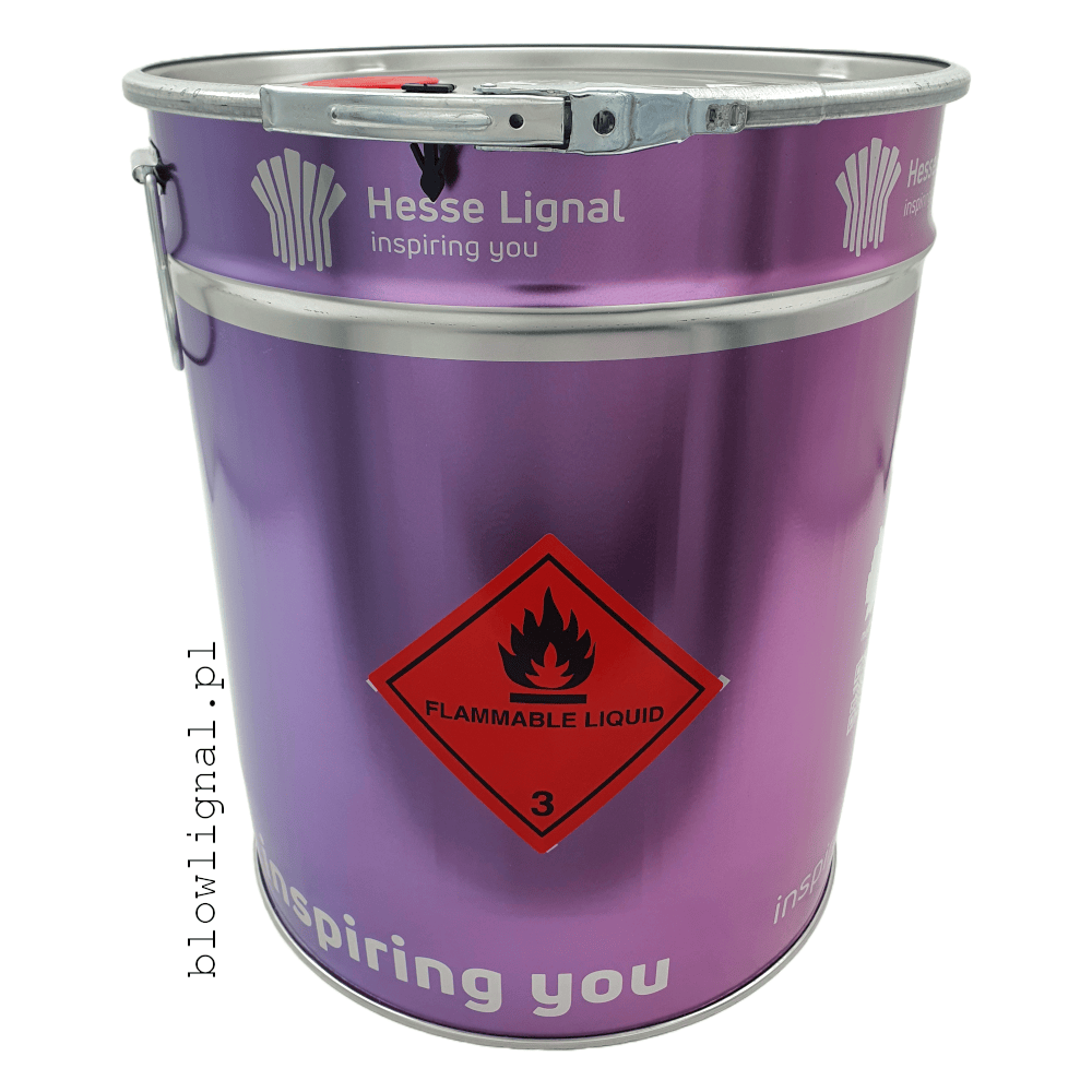 bańka 25 litrowa od tyłu widać znak ostrzegawczy orginalne opakowanie