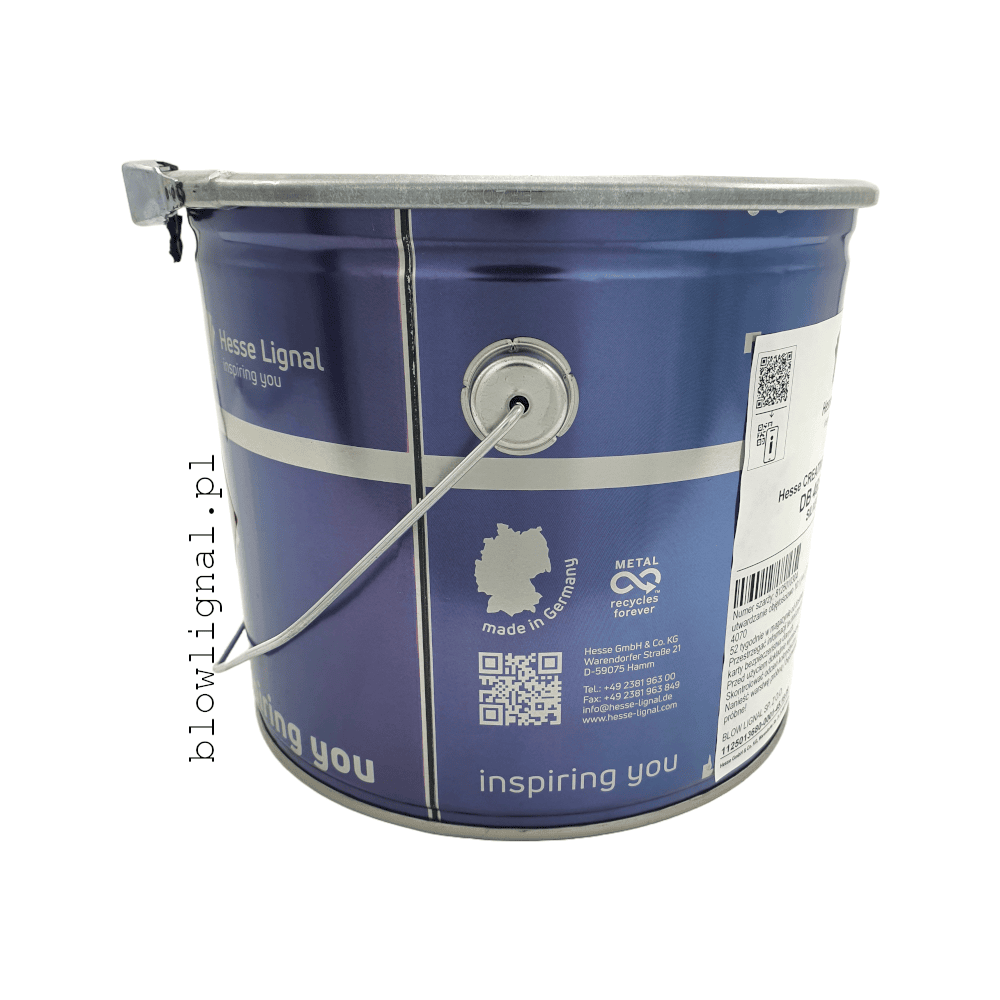 Lakier Metaliczny Hesse DB 46555-MC01 CREATIVE – PÓŁMAT, Najgrubsze Srebrne Ziarno - obrazek 5