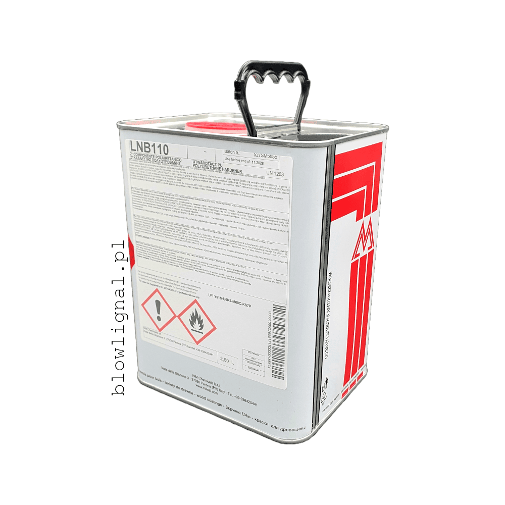 lnb110 orginalne opakowanie pod katem milesi utwrdzacz poliuretanowy pojemność 2,5 l