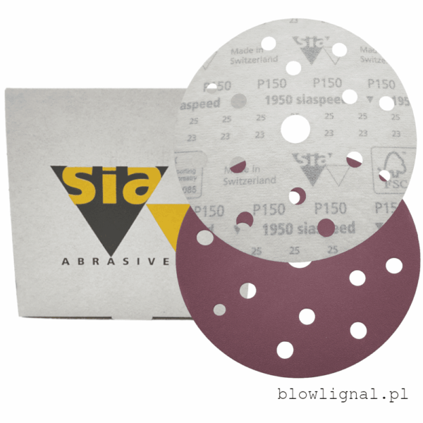 krążek ścierny na rzep 150 mm p150