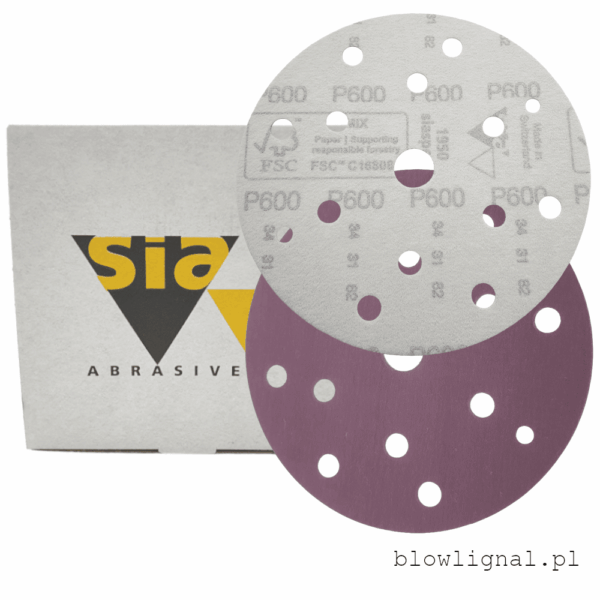 krążek scierny na rzep p600 na szlifierkę mimośrodowa 150mm