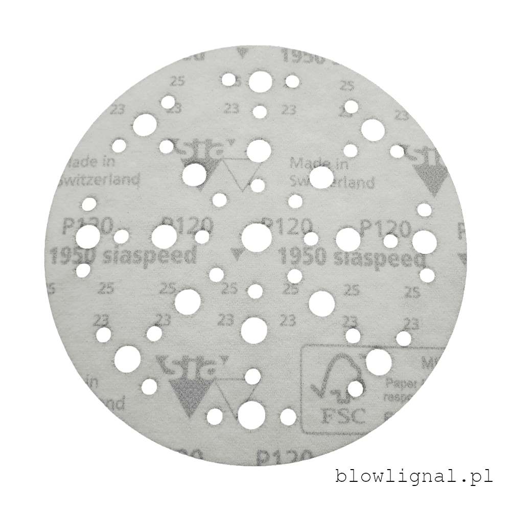 Sia 1950 Siaspeed P120 MultiJetStream 2 Krążek 150mm 49H 100szt (do Festool) - obrazek 2