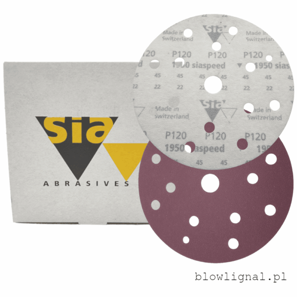 krązki ścierne na rzep 150 mm ogrinalne p120 sia abresives