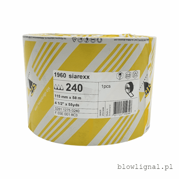 papier na rolce p240 115x50 m siarexx 1960